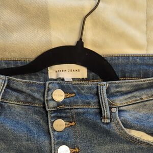 Risen High Rise Blue Jeans for Women